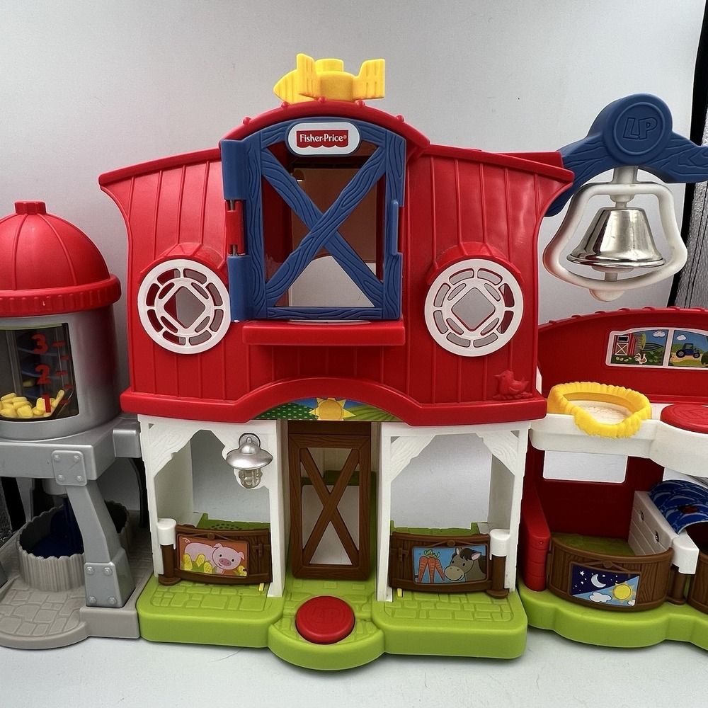 Fisher-Price Little People Caring for Animals Farm Playset 6 Figures Works - Picture 11 of 16